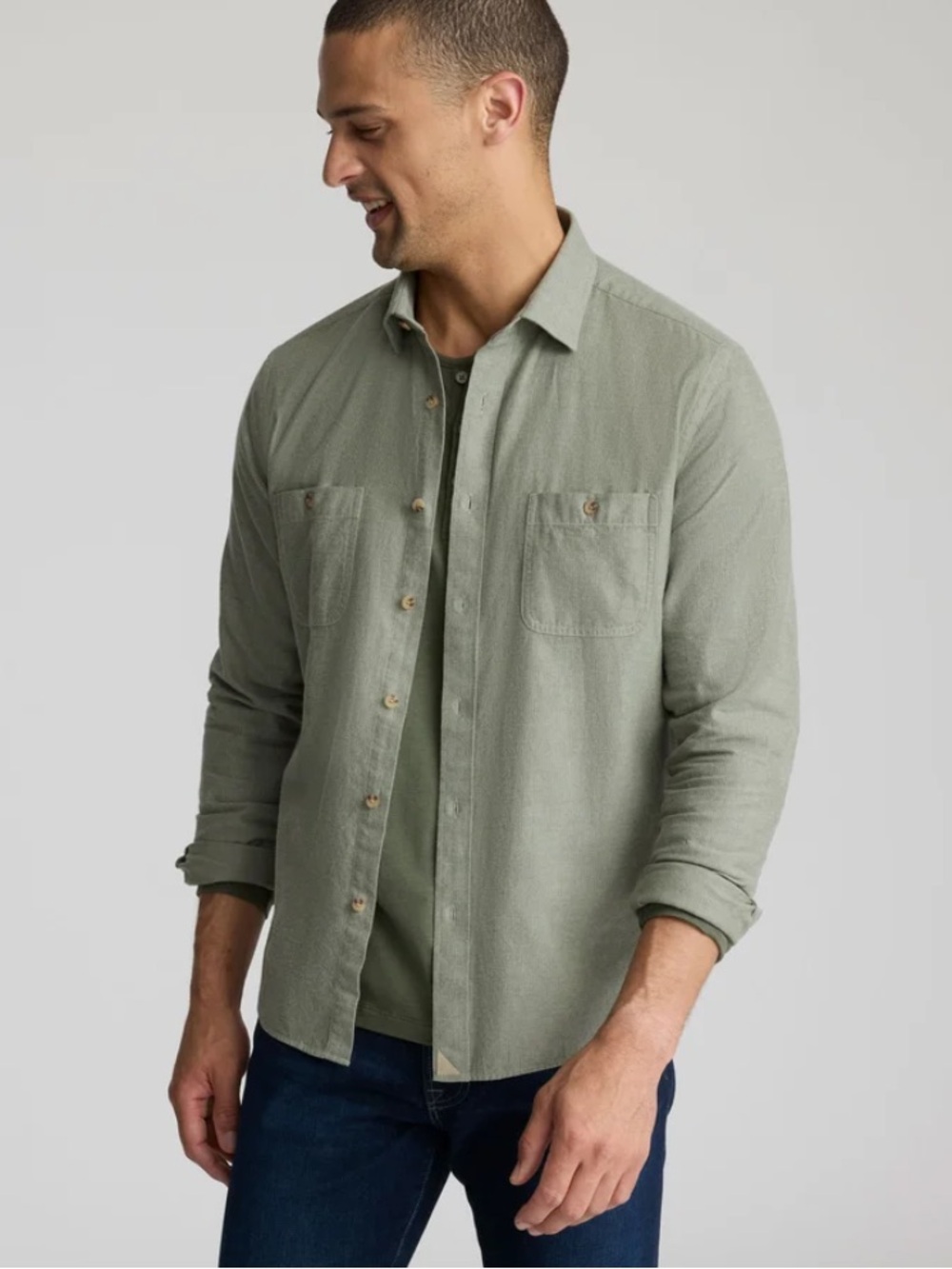 UNTUCKit Slim Fit Flannel Hemsworth Shirt - Beetle
